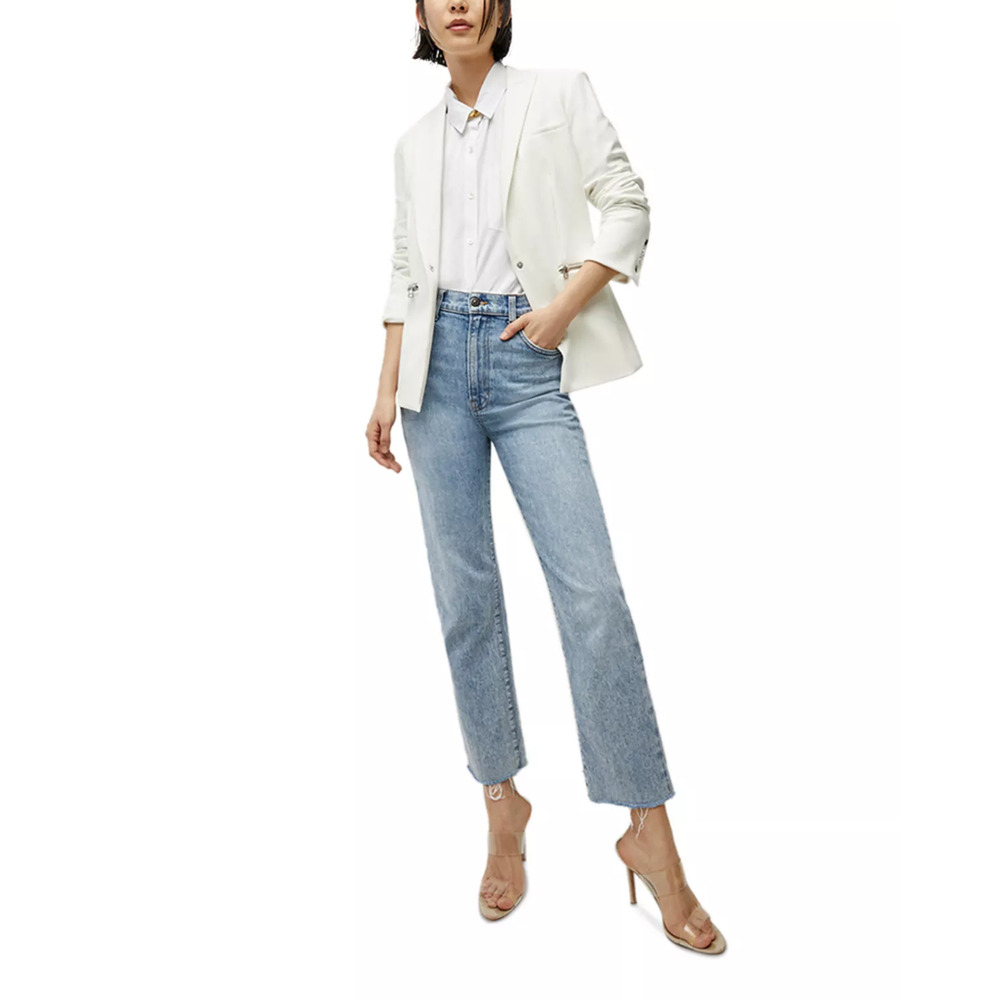 Veronica Beard Scuba Dickey Jacket White - Picture 3 of 10